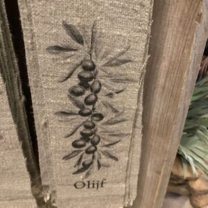 Shabby lint 'Olijf'