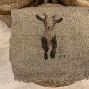 Shabby doek 'Geitje'