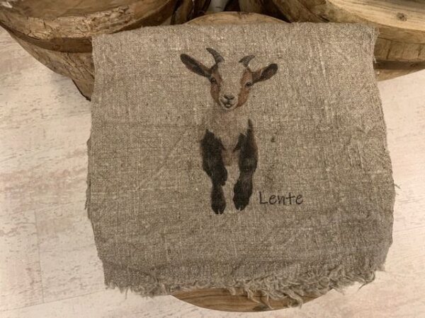 Shabby doek 'Geitje'