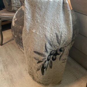 Shabby doek 'Olijf' Groot