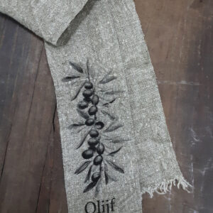 Alternative view of Shabby lint 'Olijf'