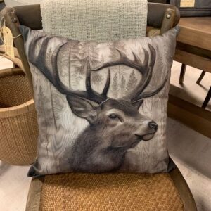 Kussen Velours 'Hert'