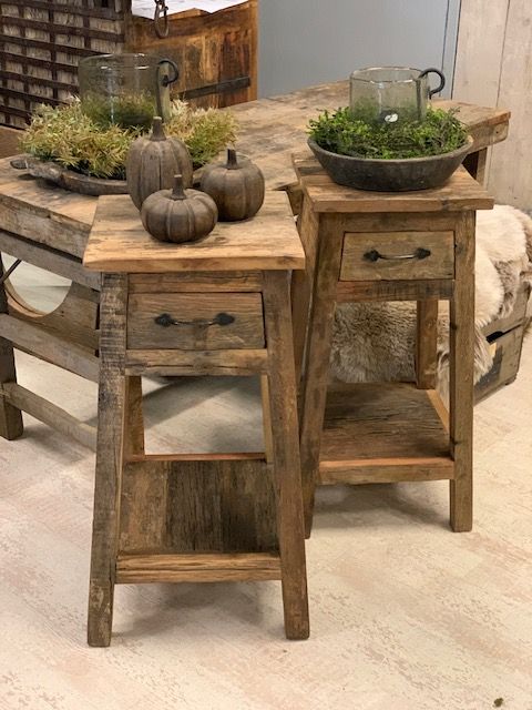 Railwood Tafeltje/Nachtkastje - Afbeelding 2