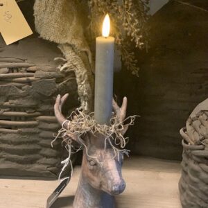 Kandelaar 'Hert' Bruin