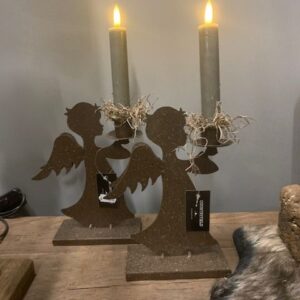 Kandelaar Metaal 'Engel'