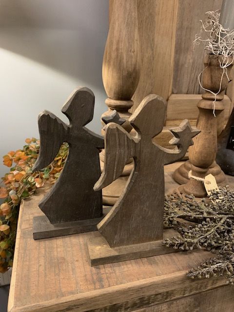 Houten Engel Bruin