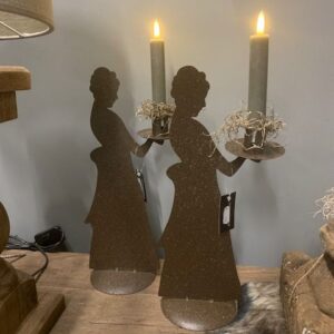 Kandelaar Metaal 'Vrouw'