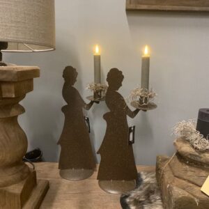 Alternative view of Kandelaar Metaal 'Vrouw'