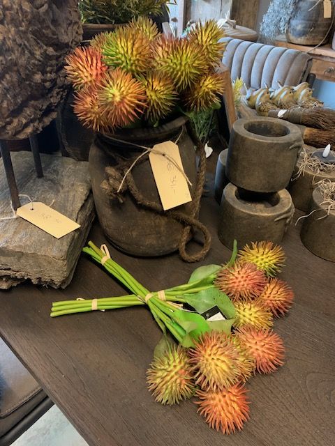 Distel Real Touch Oranje/Groen