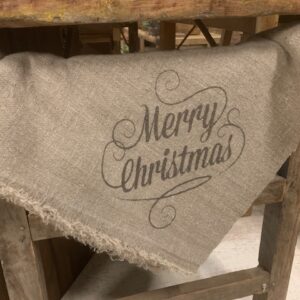 Shabbydoek 'Merry Christmas'