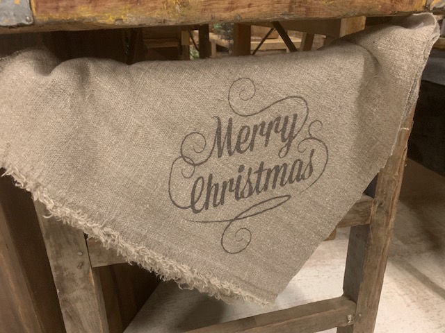 Shabbydoek 'Merry Christmas'