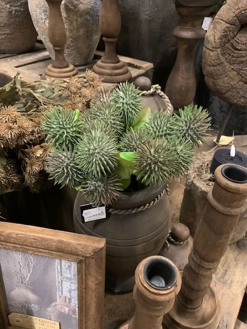 Distel Real Touch Groen/Grijs