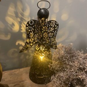 Engel Metaal met Verlichting