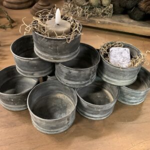 Zinken pot Ø8cm