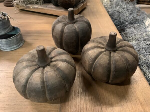Houten Pompoenen - Afbeelding 2