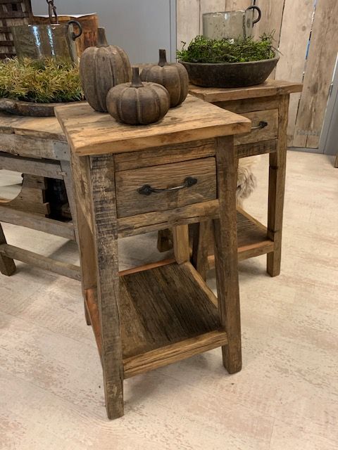 Railwood Tafeltje/Nachtkastje - Afbeelding 4