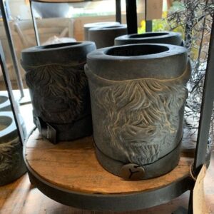 Brynxz Waxinehouder Steen 'Scotty' Grey L