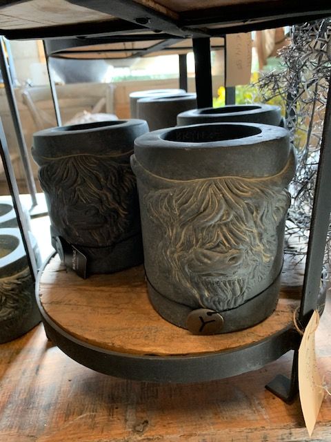 Brynxz Waxinehouder Steen 'Scotty' Grey L