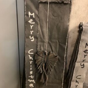 Kalkdoek Strik Merry Christmas