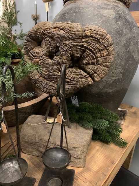 Houten Ornament Op Standaard - Afbeelding 3