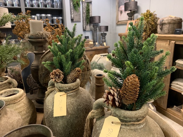 Dennentak Kunst met Dennenappels 40cm - Afbeelding 3