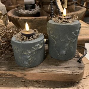 Alternative view of Brynxz Waxinehouder Steen 'Hert' Grey L