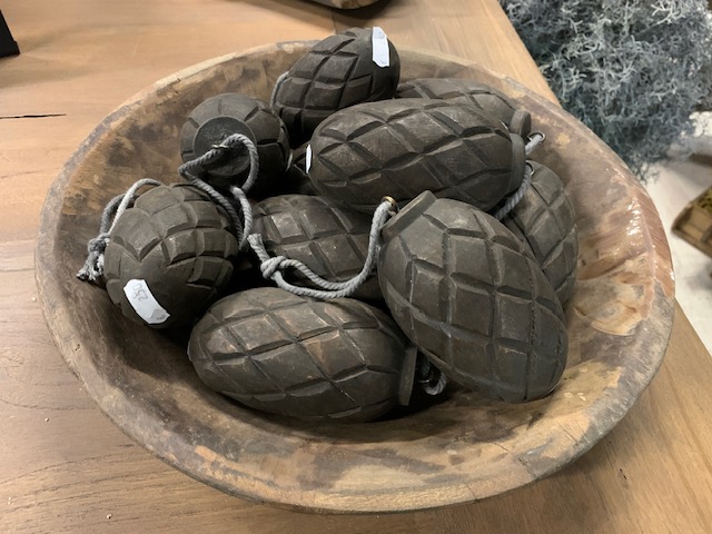 Houten Ornamenthanger Bruin