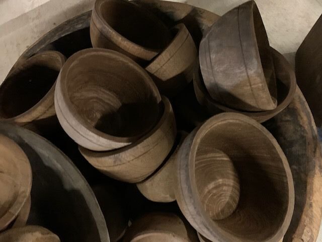 Schaaltje Hout Rond - Afbeelding 2