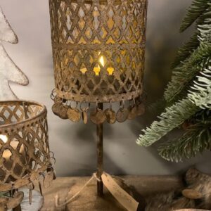 Kandelaar Munt Roest L