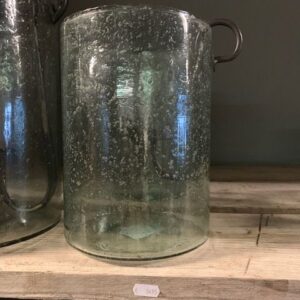 Windlicht 'Stone' Bubbelglas Ø18x25