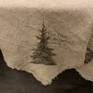 Shabbydoek Kerstboom