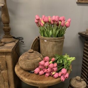 'Real Touch' Tulpen 7 stuks Roze 47cm