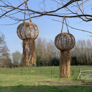 Alternative view of Ibiza Solar Hanglamp Jute Bol L