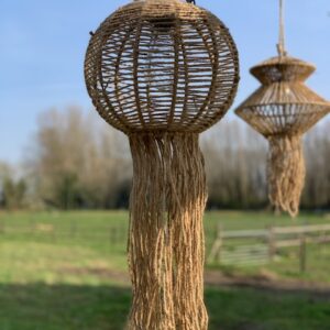 Ibiza Solar Hanglamp Jute Bol L