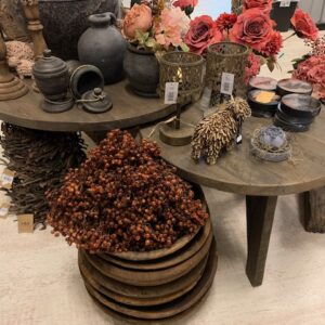 Driftwood Salontafel Set 2 Ø60 en Ø80