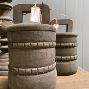 Driftwood Ton met Deksel