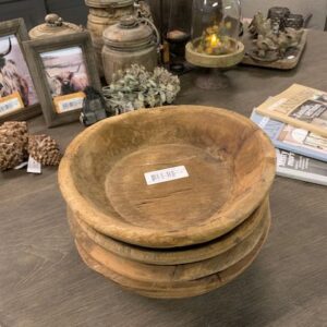 Oud Houten Schaal S