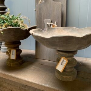 Driftwood Schaal op Voet 34cm