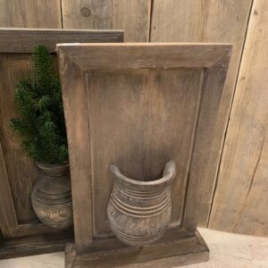 Wandpaneel Staand Old brown Brede Pot