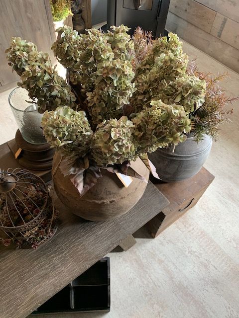 Hydrangea pan. Green 65cm - Afbeelding 2